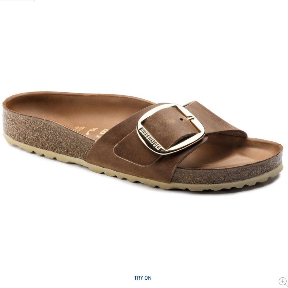 Madrid Big Buckle in Oiled Leather